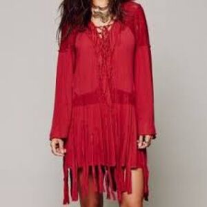 ISO free people red shipwreck cove dress size S M or LG